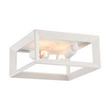 Golden Canada 2073-FM NWT - Golden Lighting Smyth 2-light Flush Mount in Natural White